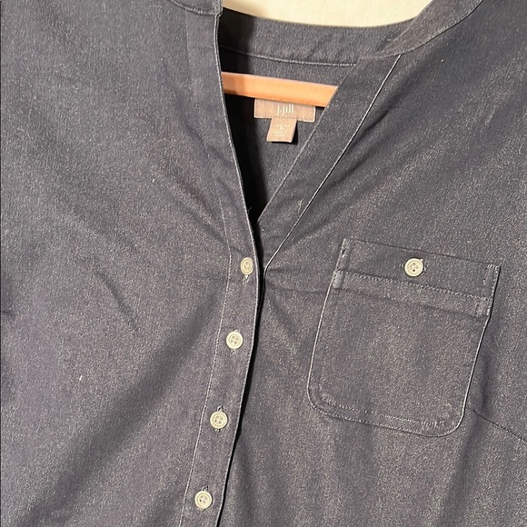 J. Jill Blue Midi Dress Elegant Style - Picture 5 of 6